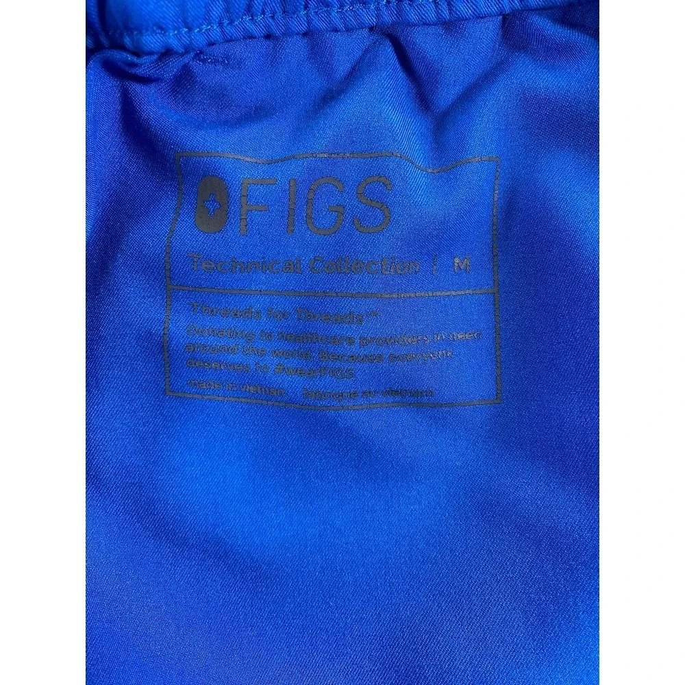 FIGS Tansen Blue Jogger Scrub Pants Men's Size M Technical Collection Nursing